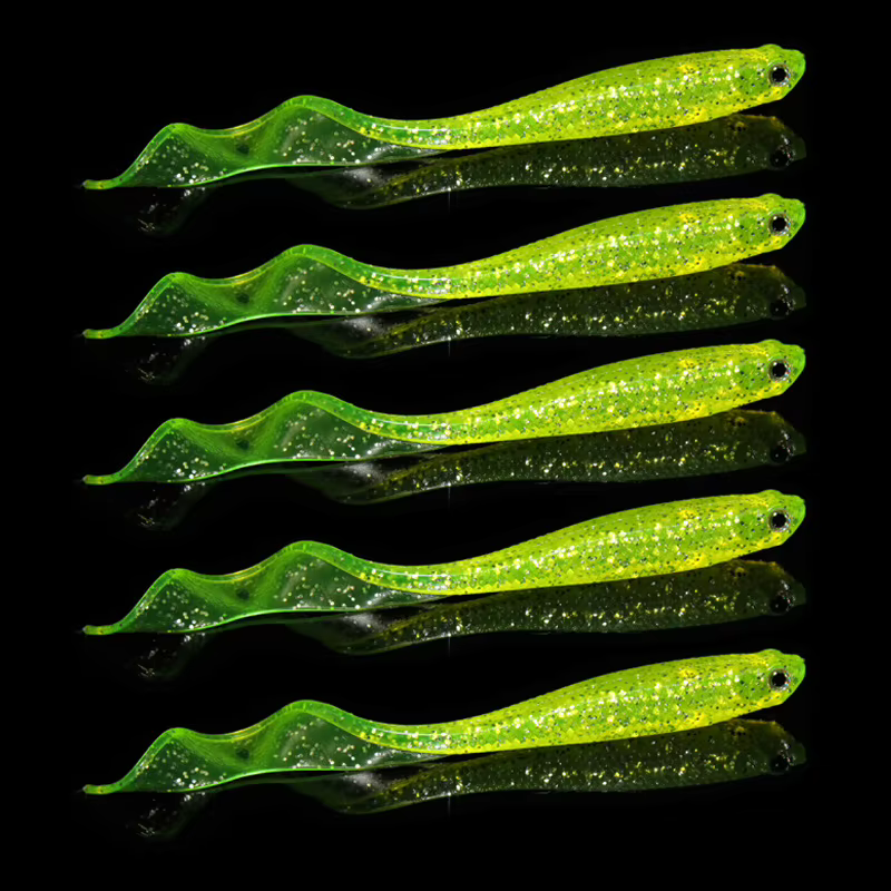 Vinilo Pesca Cola Ondulada 12cm 6,5g