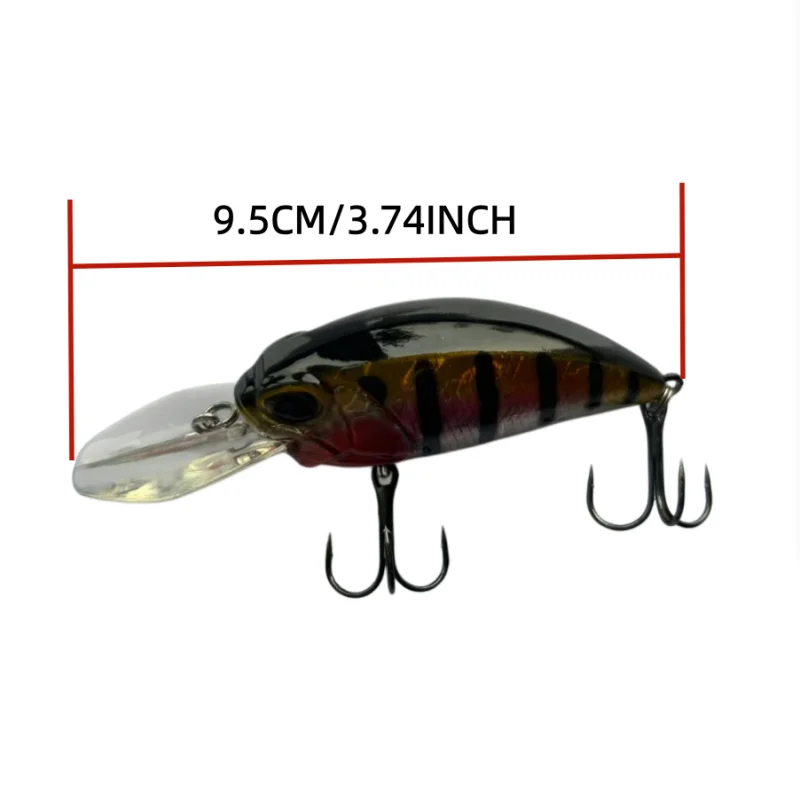 MegaImabass DUO Crankbait chubby de inmersión profunda Rock - imagen 3