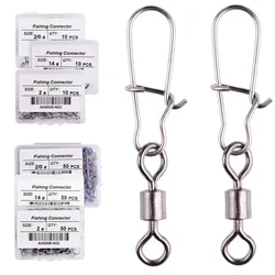 Anillo Giratorio Acero Inoxidable – Pin Connector para Señuelos