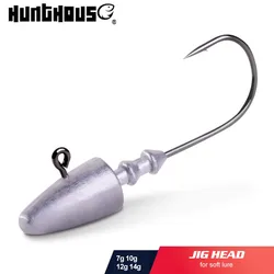 Hunthouse anzuelo jigging cabeza tornillo – vinilo para Big Shad