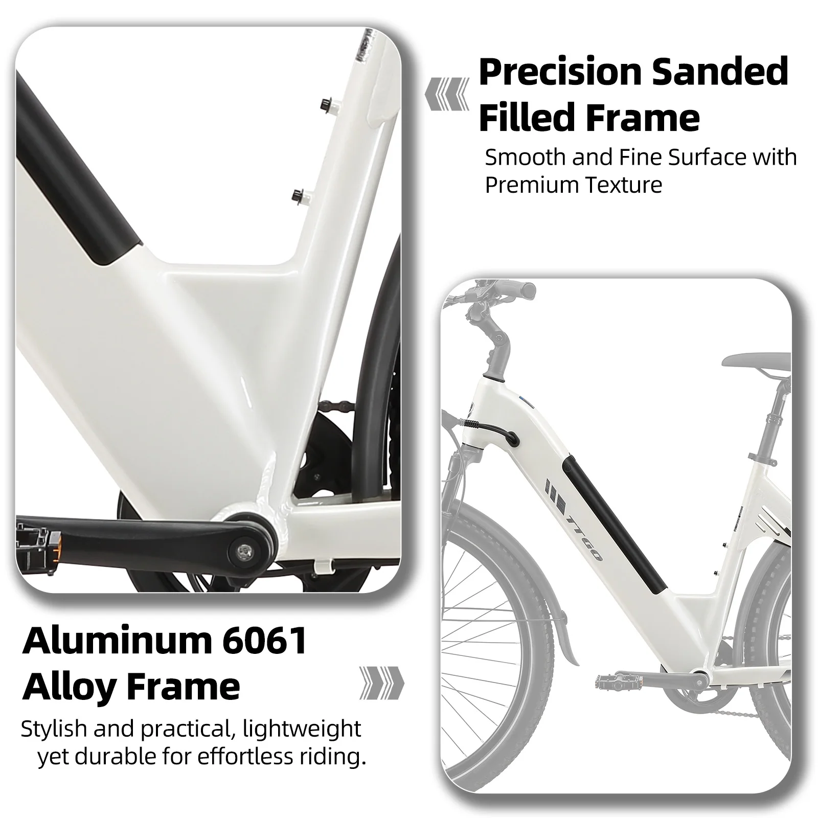 TTGO C5 Bicicleta eléctrica con frenos hidráulicos y pantalla LCD - imagen 5