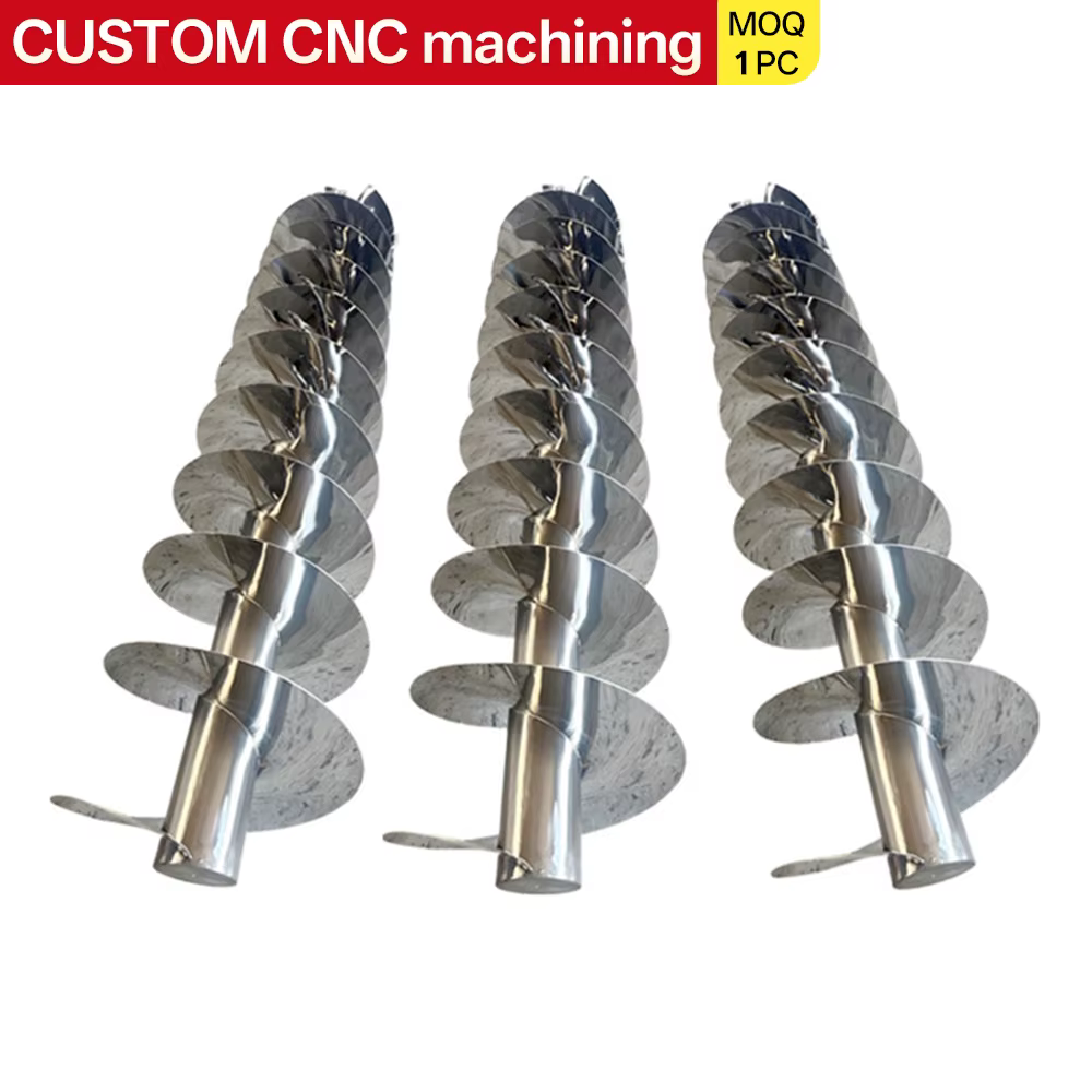 Cuchillas de Tornillo Transportador CNC – Acero Inox y Mn - imagen 2