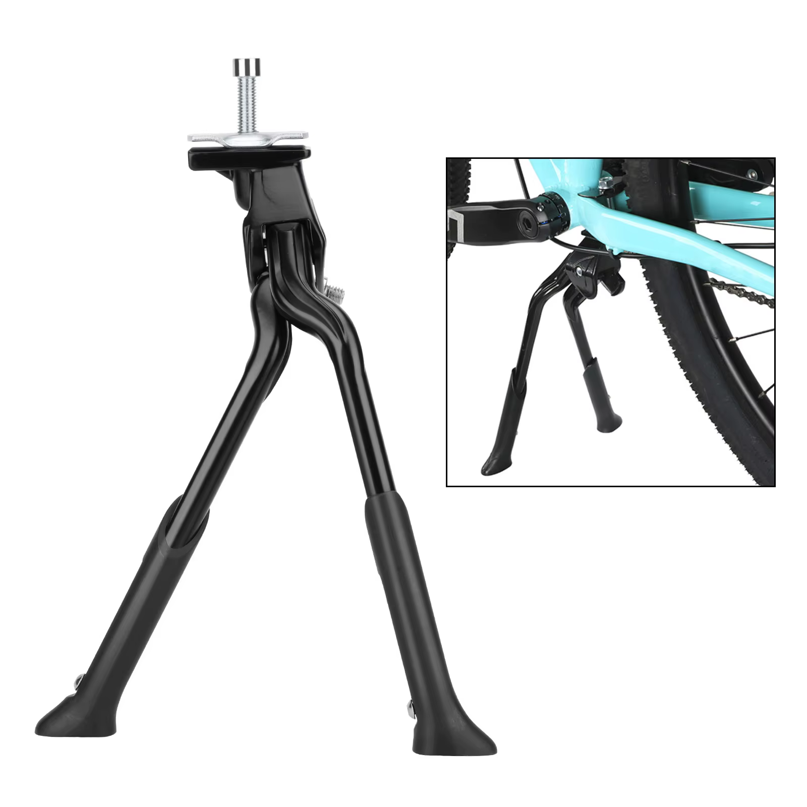 Soporte Vertical de Aluminio para Bicicleta MTB de 24 a 29 Pulgadas - imagen 4