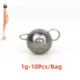 Plomos Cheburashka de tungsteno Wolfram para vinilo blando pesca - imagen 2