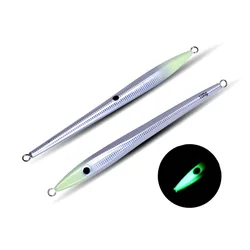 Plomo cabeza de jig luminosa para pesca nocturna en mar