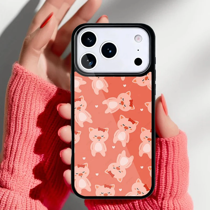 Funda con diseño de cerdo para iPhone