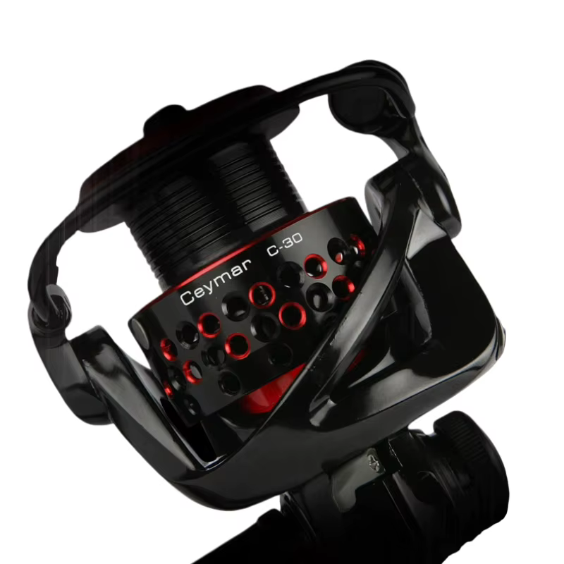 Carrete Spinning Okuma Cabezal Metálico – Lanzamiento Largo y Freno Suave - imagen 4