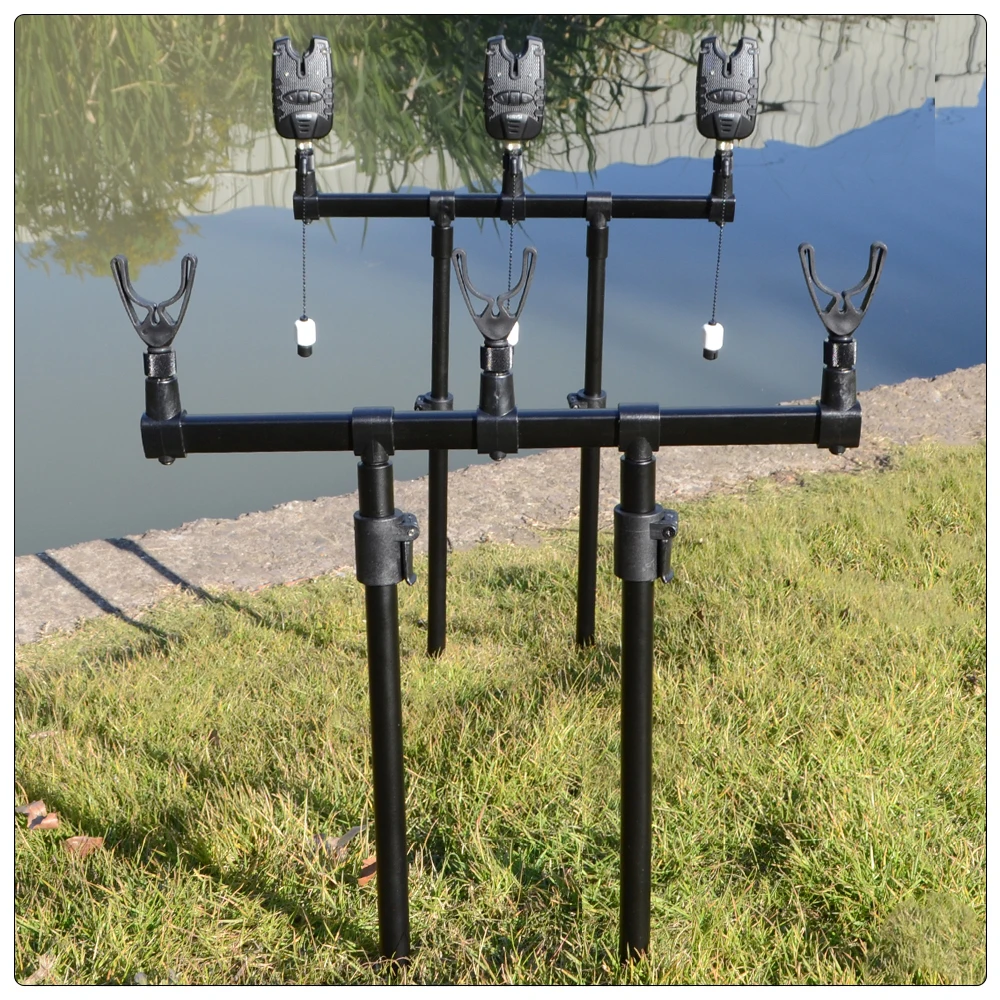 Accesorios de pesca en posición extendida