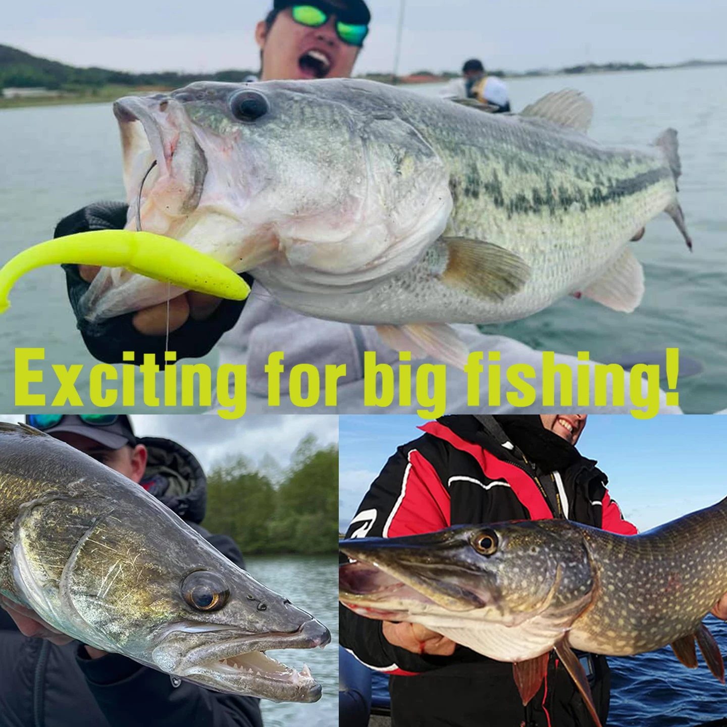 Easy Shiner KESFISHING – Señuelo blando de silicona para lubina y lucio - imagen 5