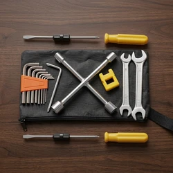 Kit de reparación de scooter eléctrico portátil para emergencias