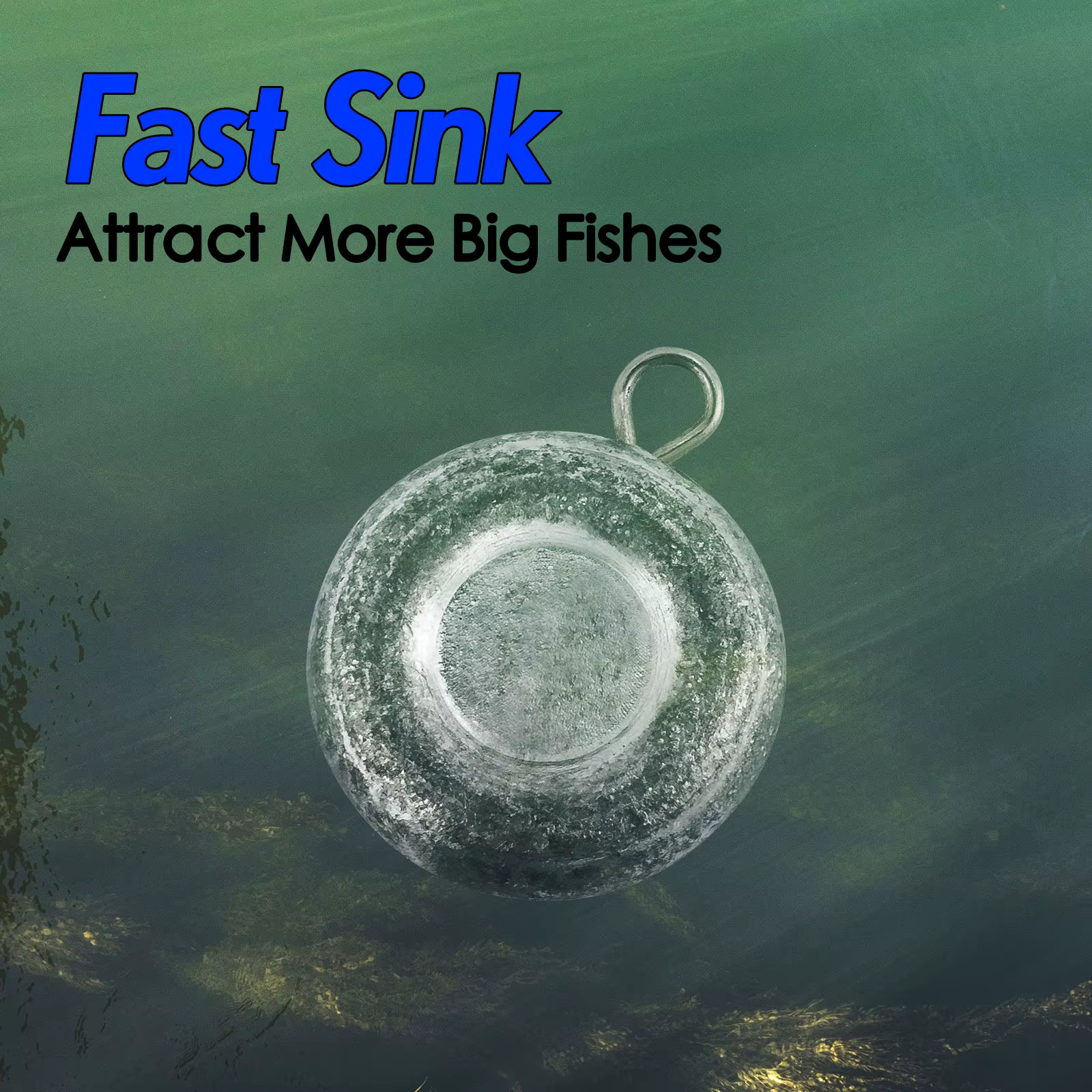Plomos de disco 1-4 oz para surfcasting, pesca en fondo y bagre - imagen 5