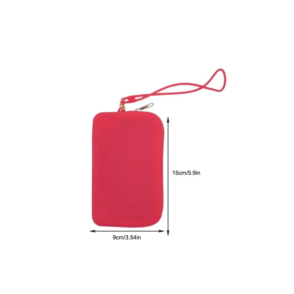 Cartera rectangular multifuncional de silicona en varios colores