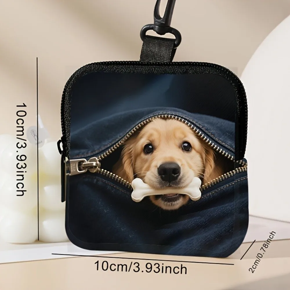 Monedero Bonito impermeable de PVC, cartera compacta portátil - imagen 5