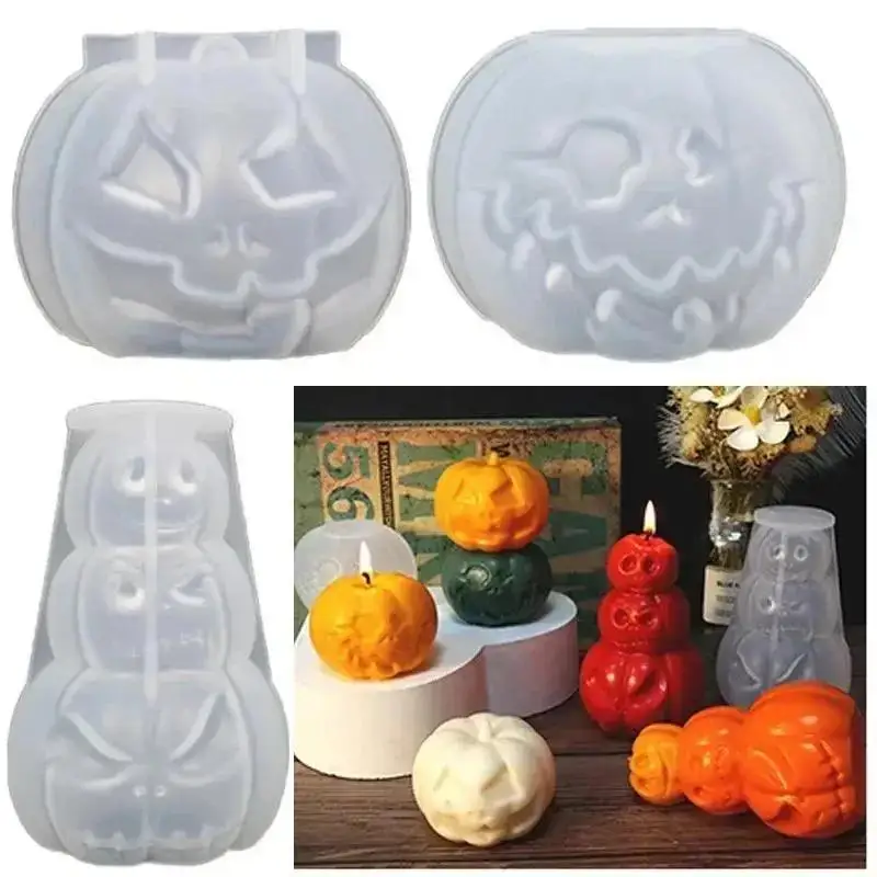 Molde de calabaza de Halloween en silicona