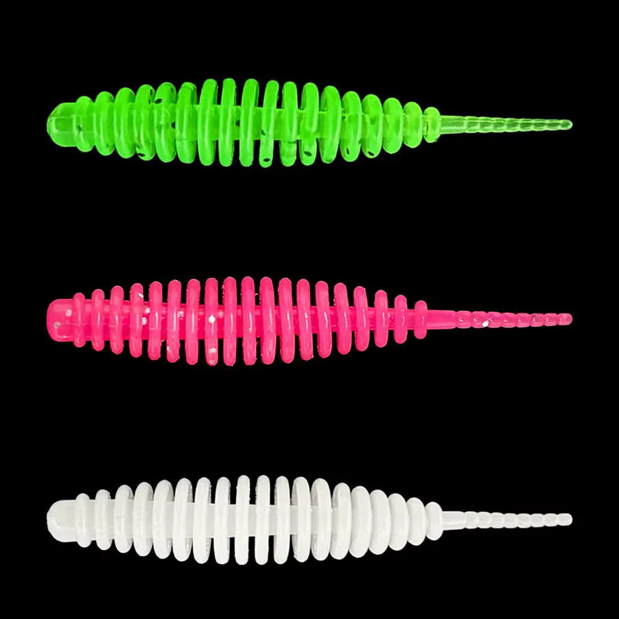 Vinilos Texas Rig y Drop Shot de 35 y 50 mm para pesca de black-bass - imagen 2