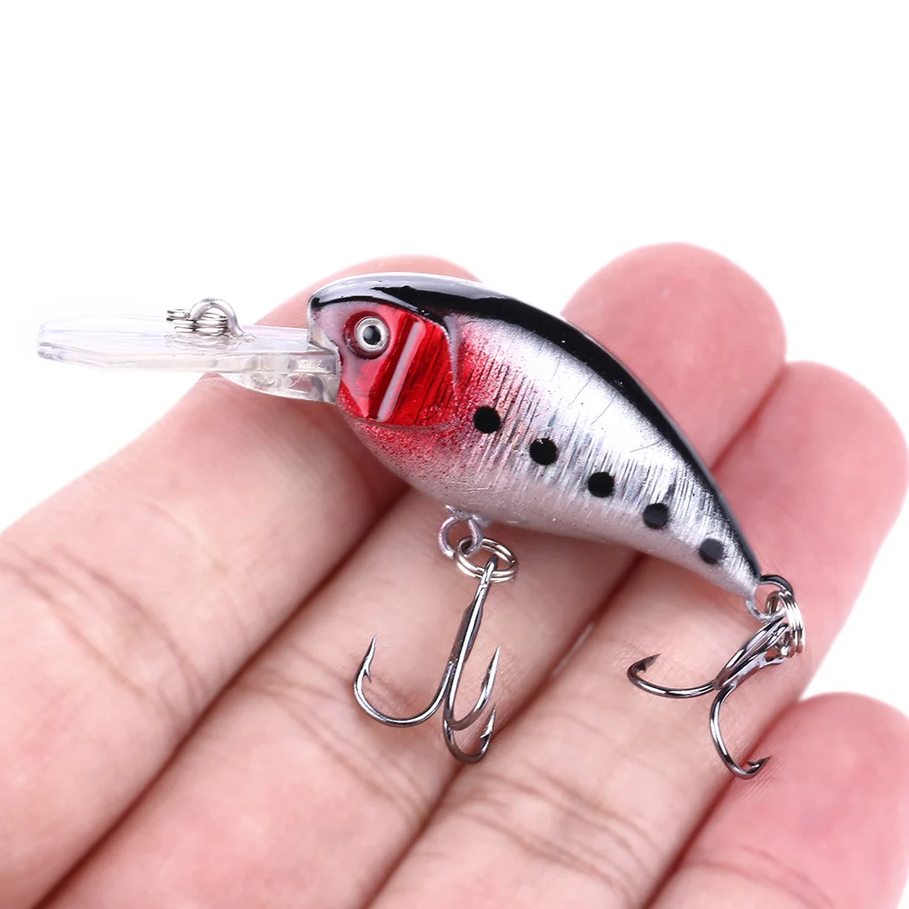 Señuelo Crankbait lengua larga – Ojos 3D para lubina, lucio y trucha