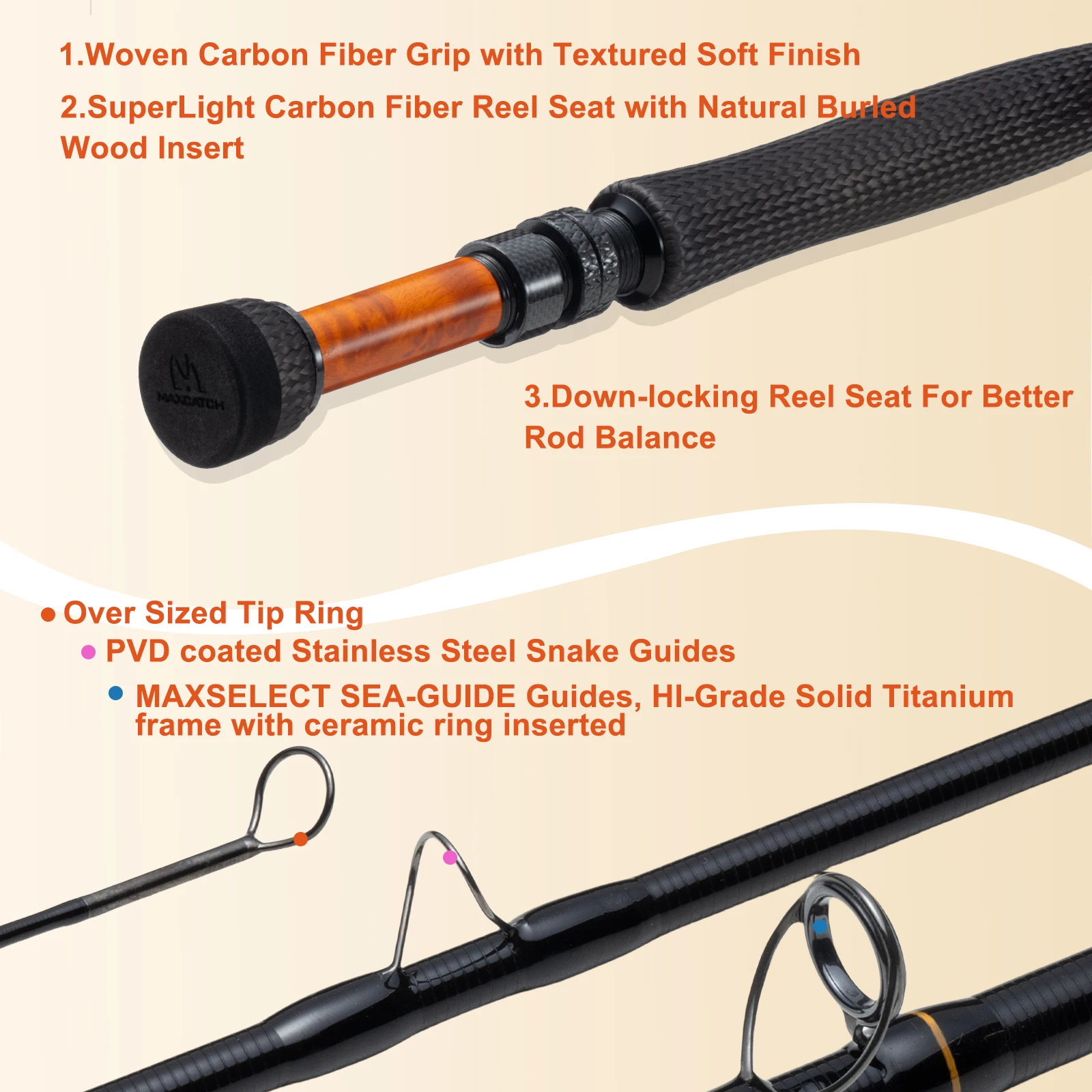 Maximumcatch Caña tubular dura para competición de pesca - imagen 5