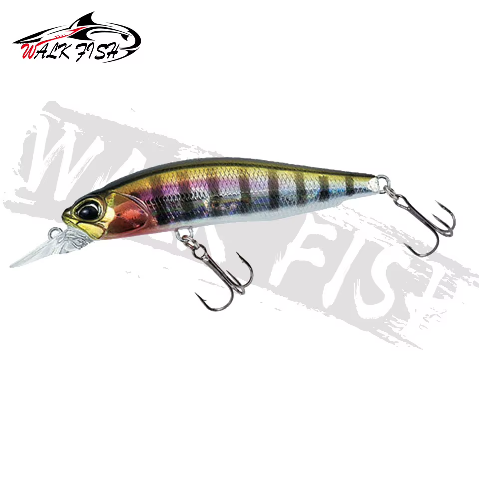Walk Fish Señuelo suspendido Wobbler pesca profundidad invierno - imagen 5