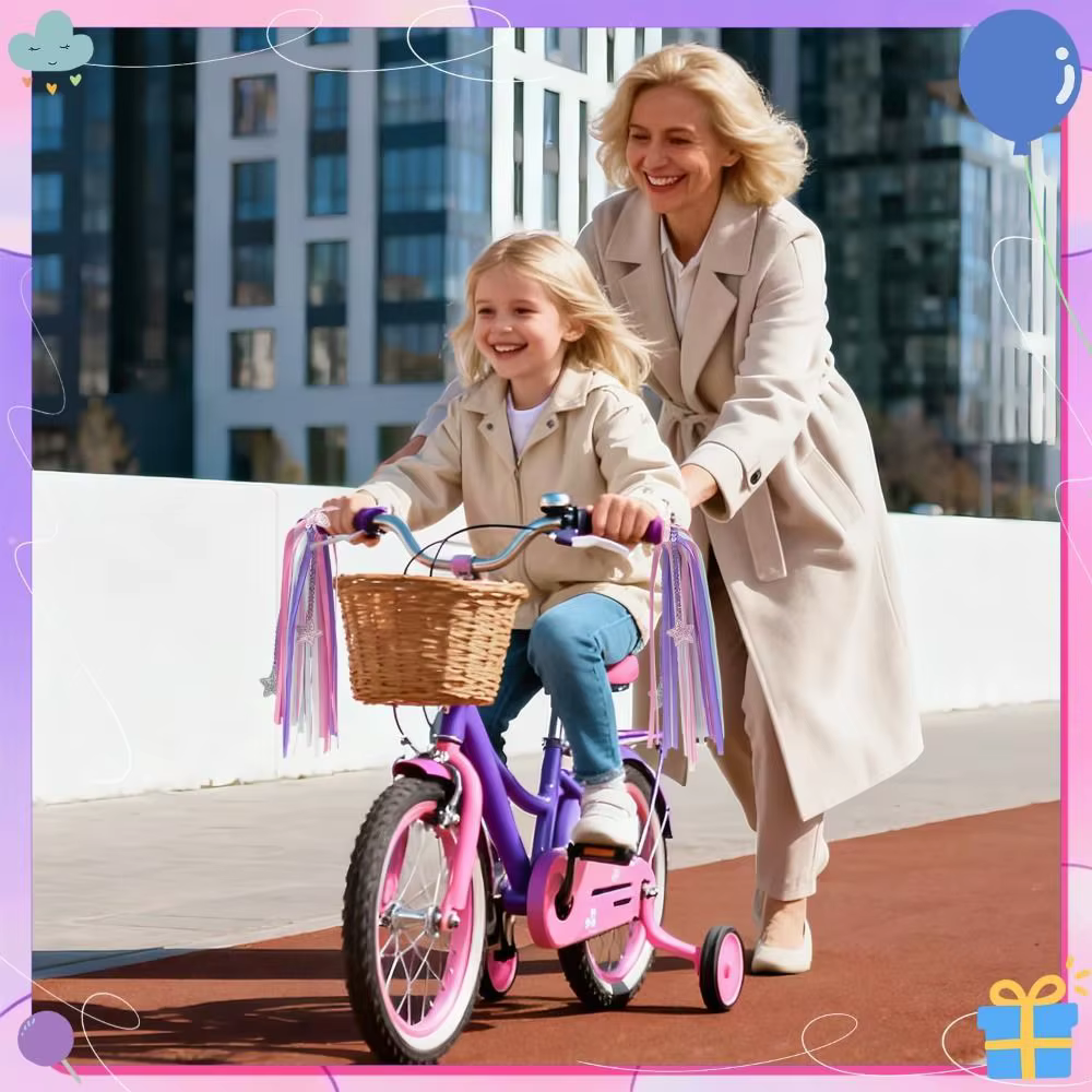 borlas decorativas para manillar de bicicleta infantil