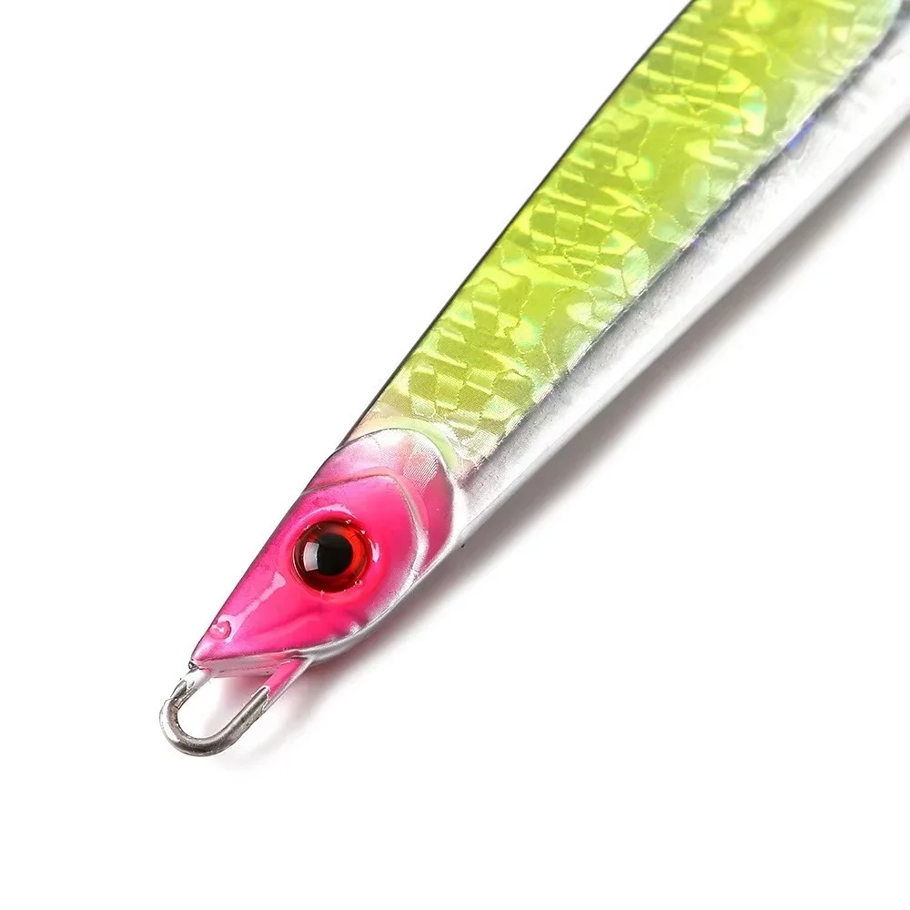 Señuelo metálico pesca en mar con ojos 3D y cebo duro - imagen 5