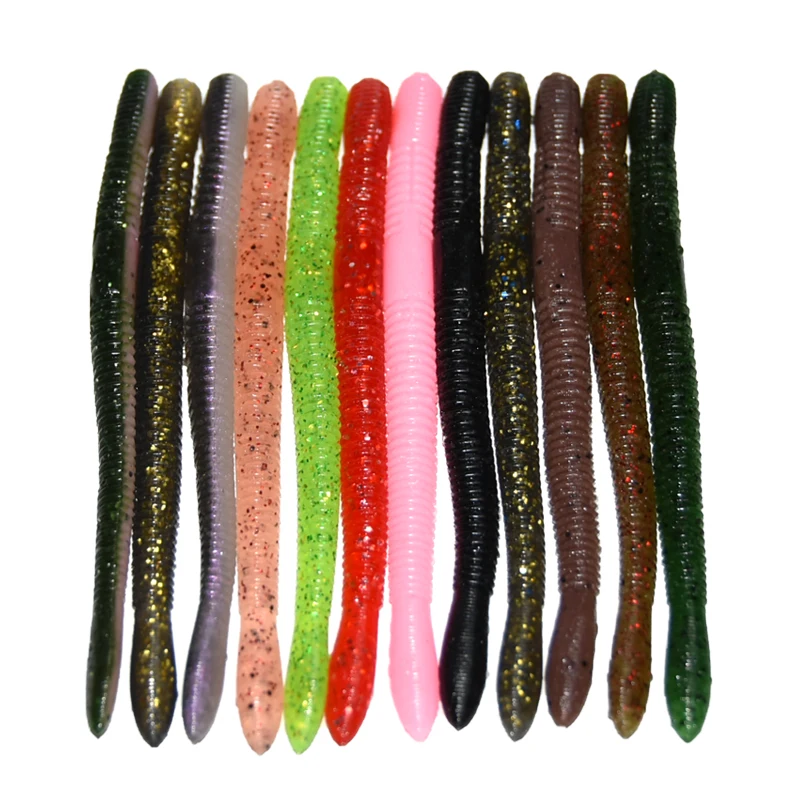 PAGEBASS Cebo suave tipo fideos vinilo para pesca en agua dulce - imagen 5