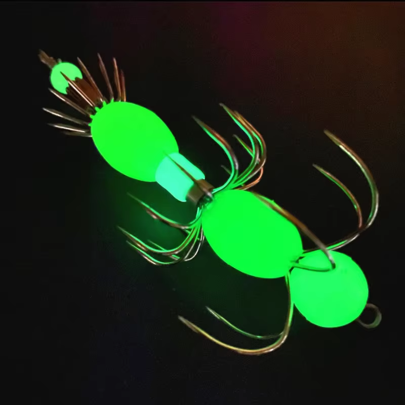Ackibbik Jig de calamar luminoso para pesca en el mar - imagen 2