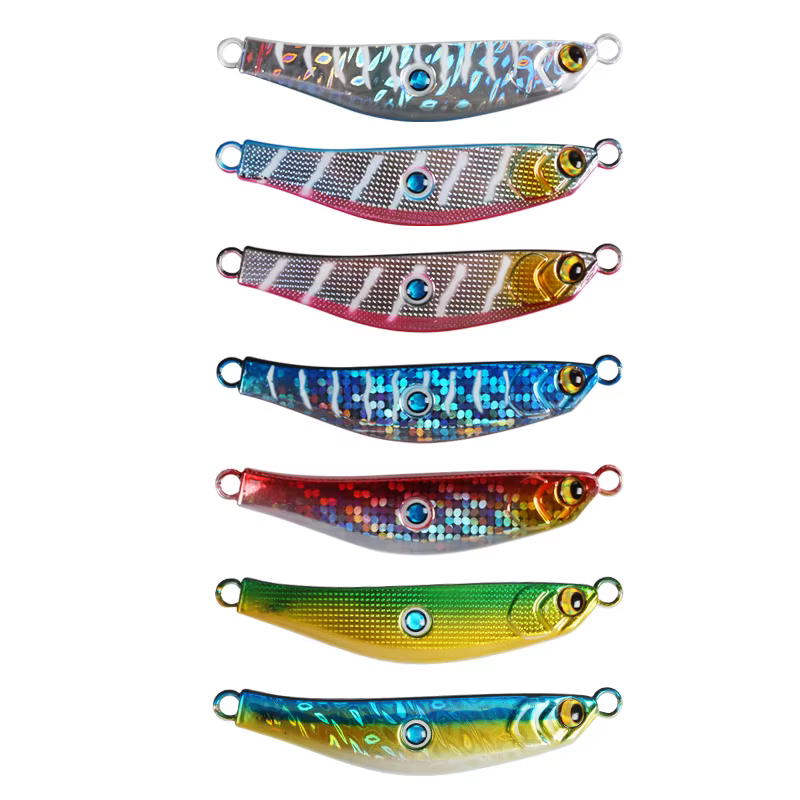 Teaser J89 Metal Jig Shore Casting – Plano curvo sardina hundimiento - imagen 5