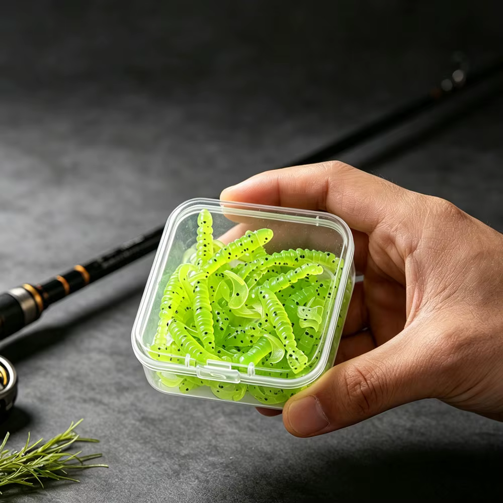 Vinilo Doble Cola Rockfishing – Señuelo para Pesca Costera - imagen 4
