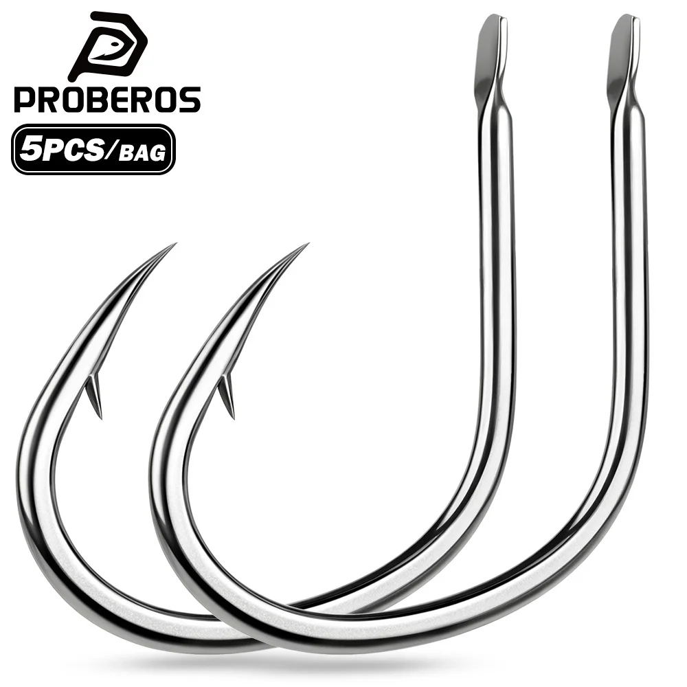 Anzuelos Jig Head PROBEROS de acero con púas para agua salada - imagen 5