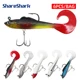ShareShark Señuelos blandos cola en T con plomo para lubina - imagen 3