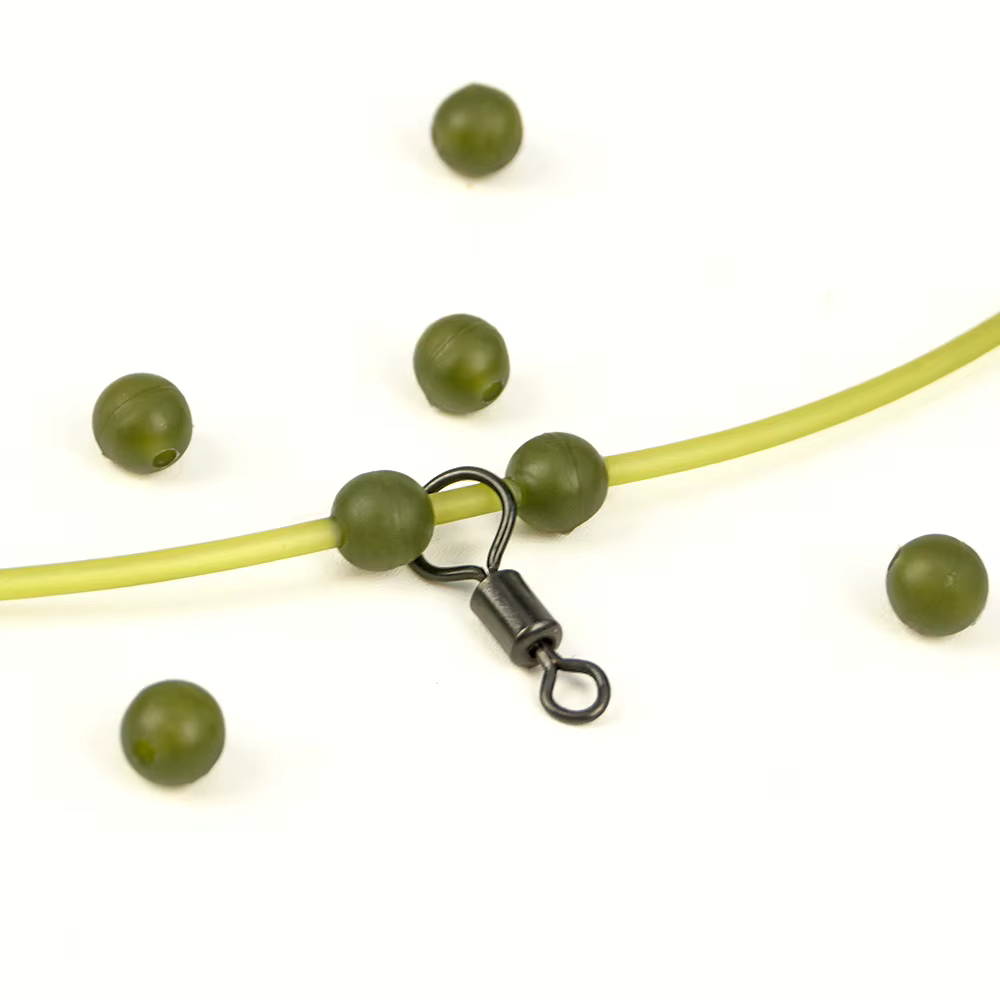 Hirisi Cuentas de Choque para Carpa – Tapones de Goma Verde - imagen 3