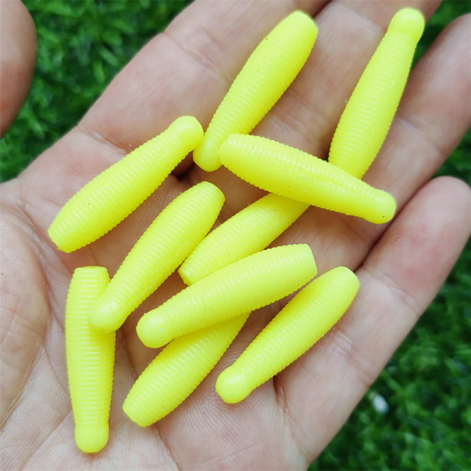 Larva o vinilo artificial para lubina rosa, pupa y abeja - imagen 4