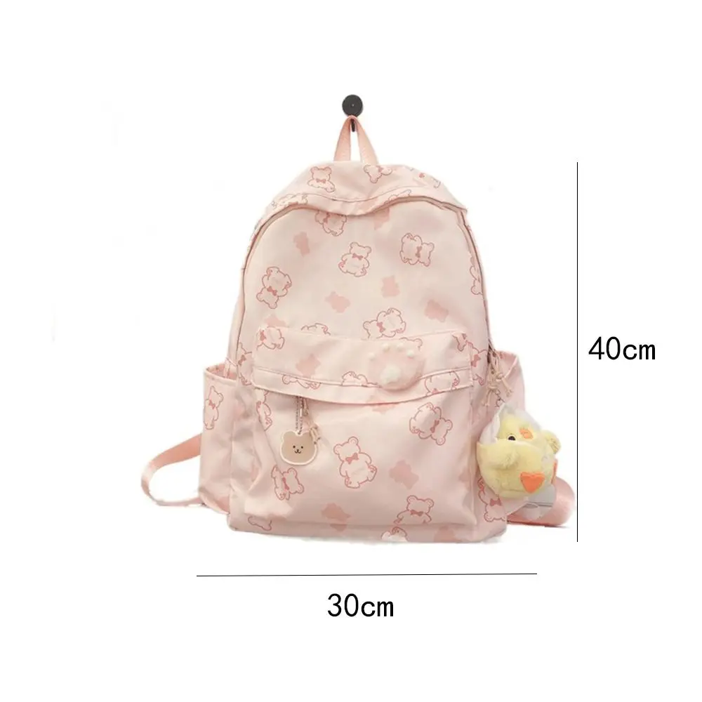 Mochila de pesca en lona robusta gran capacidad con diseño oso - imagen 5