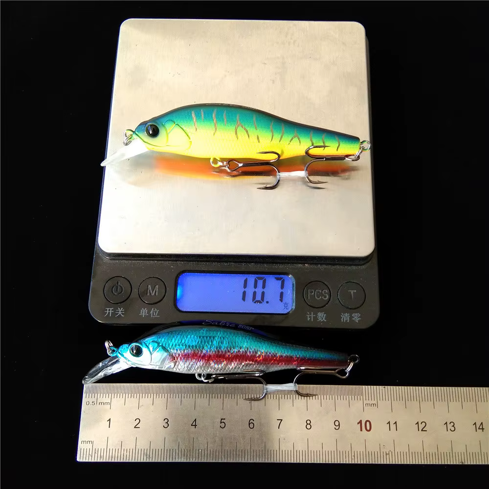 TSURINOYA 80SP Jerkbait suspendido 80mm tungsteno para lubina y lucio - imagen 3