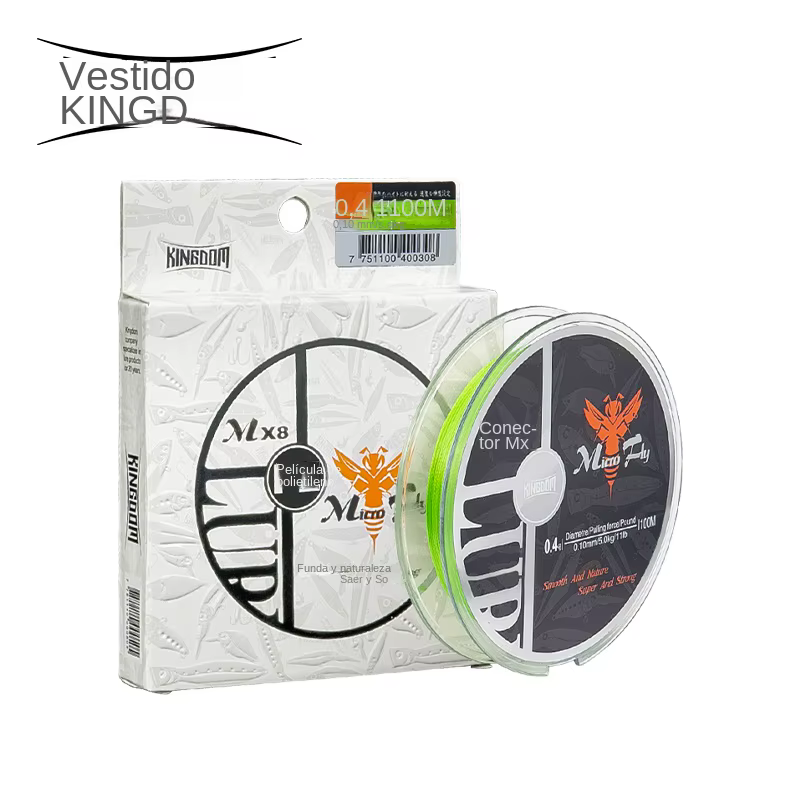 PE Kingdom Micro Fly – Sedal trenzado 4 hebras - imagen 5