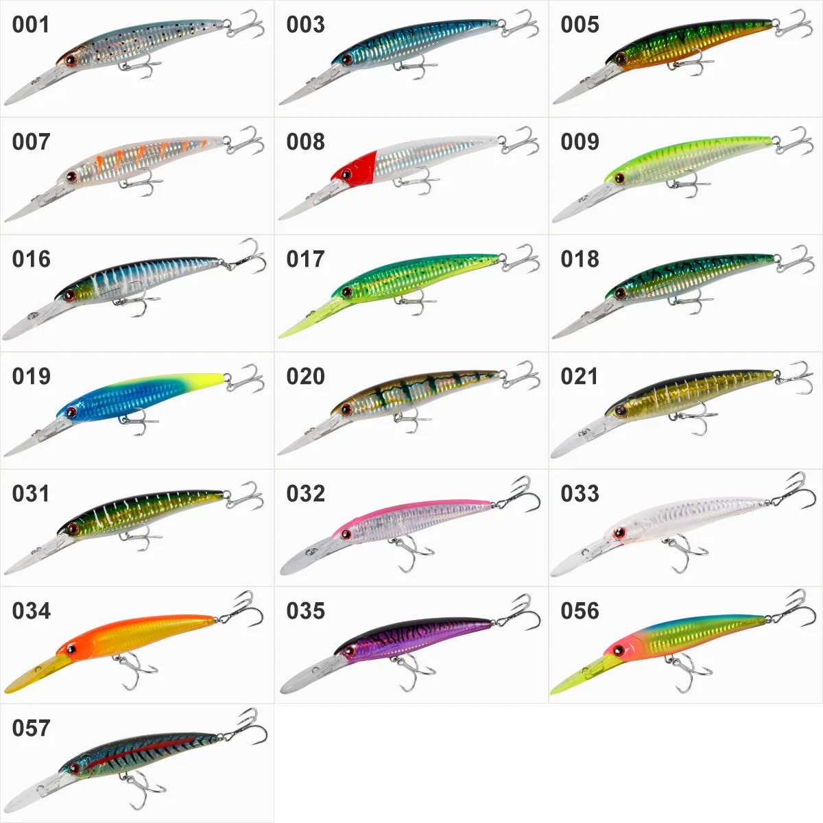 NOEBY Wobbler Minnow flotante 120mm para lubina