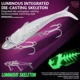 WALK FISH Jig head luminoso para lubina y lucio, vinilo - imagen 2