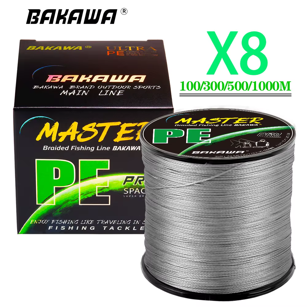 BAKAWA Hilo Trenzado 8 Hebras para Carpfishing - imagen 2