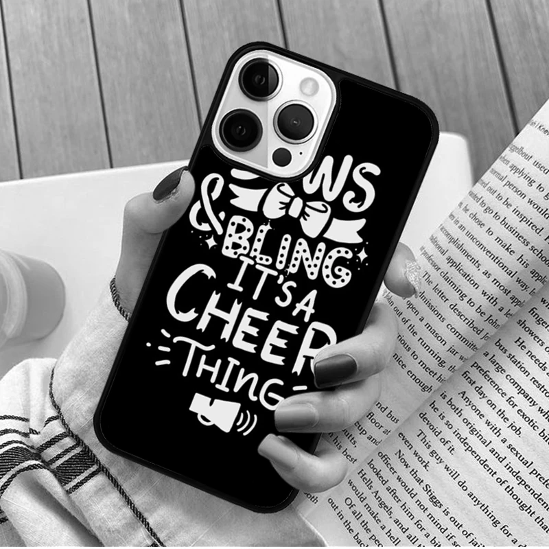 Funda de Teléfono con Diseño Divertido y Adorable de Animadora para iPhone