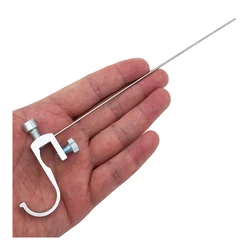 Removedor de anzuelos de aguja de acero inoxidable para pesca de mesa