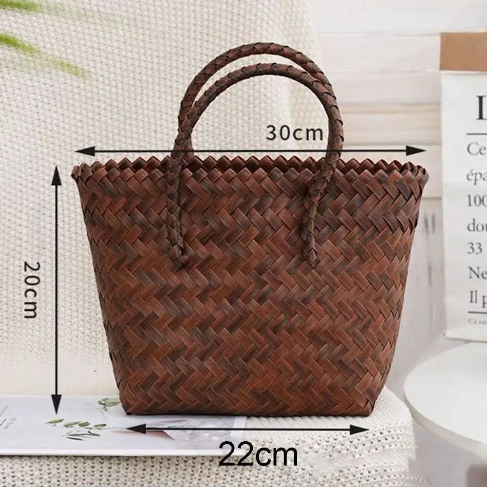 Bolso de ganchillo tejido de hombro gran capacidad para mujer - imagen 3
