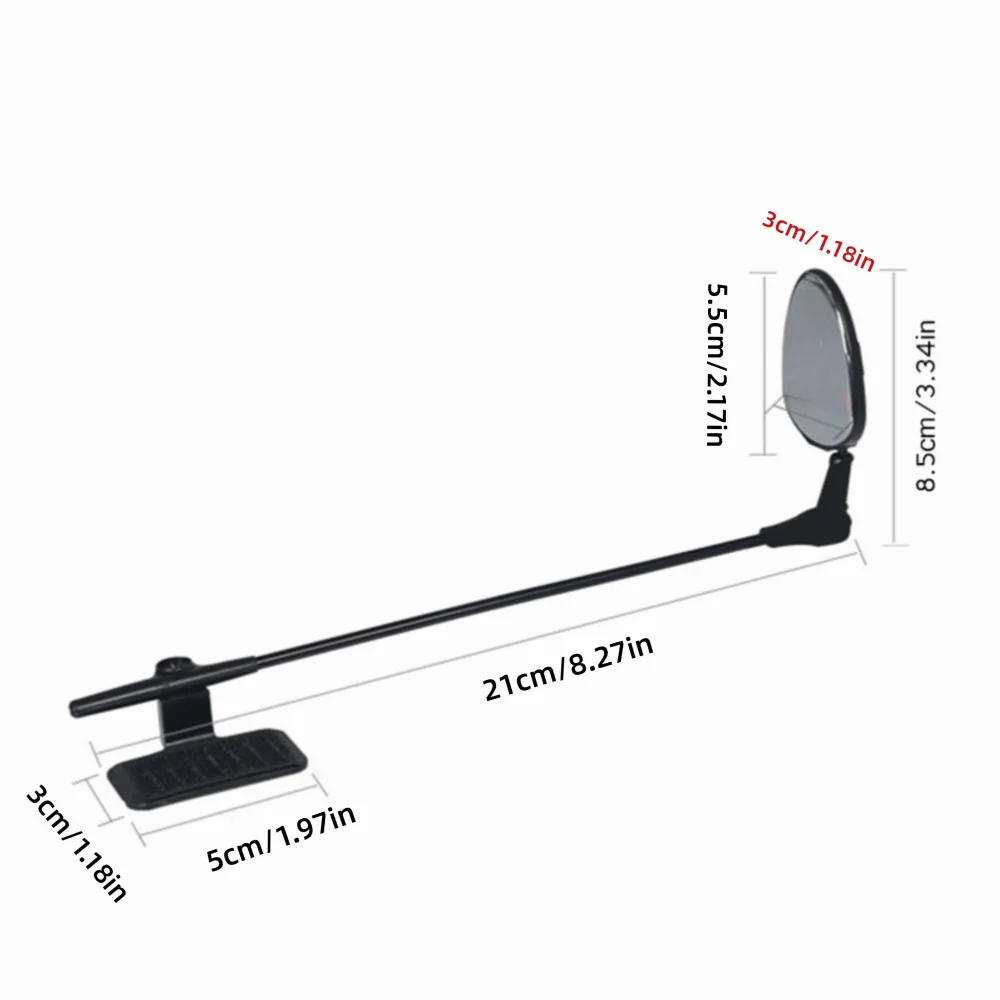 Espejo retrovisor para casco con visión trasera