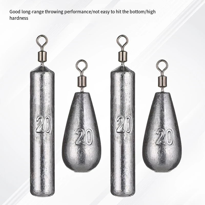 Comparativa plomo drop shot y pencil para pesca