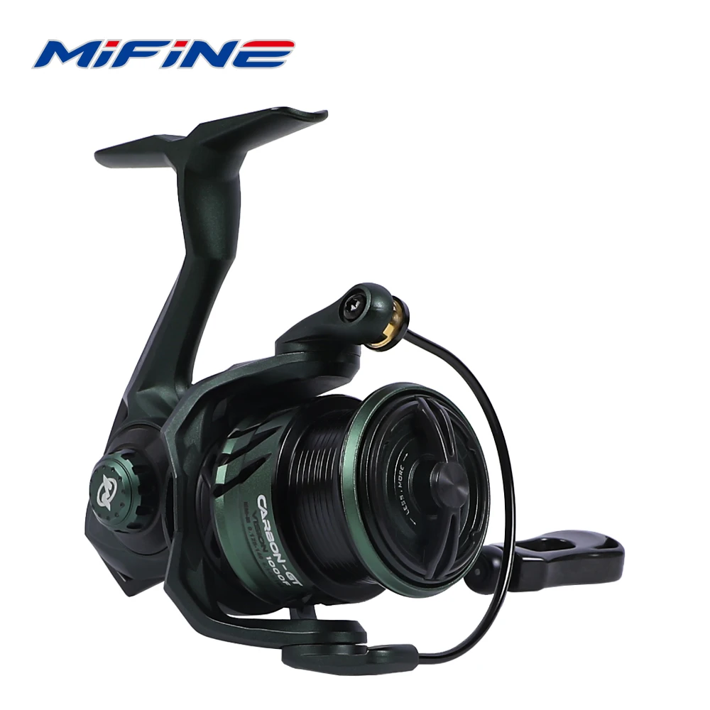 MIFINE CARBON-GT carrete spinning de pesca agua salada fuerte arrastre - imagen 3
