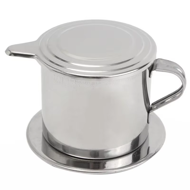 Cafetera vietnamita – goteo en acero inoxidable portátil y resistente - imagen 5