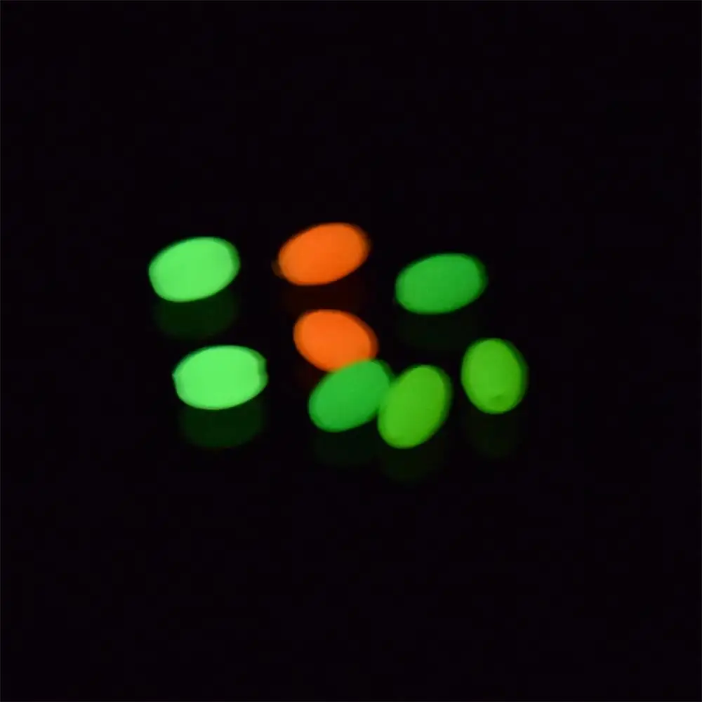 Cuentas luminosas ovaladas de goma suave – Brillo nocturno - imagen 5