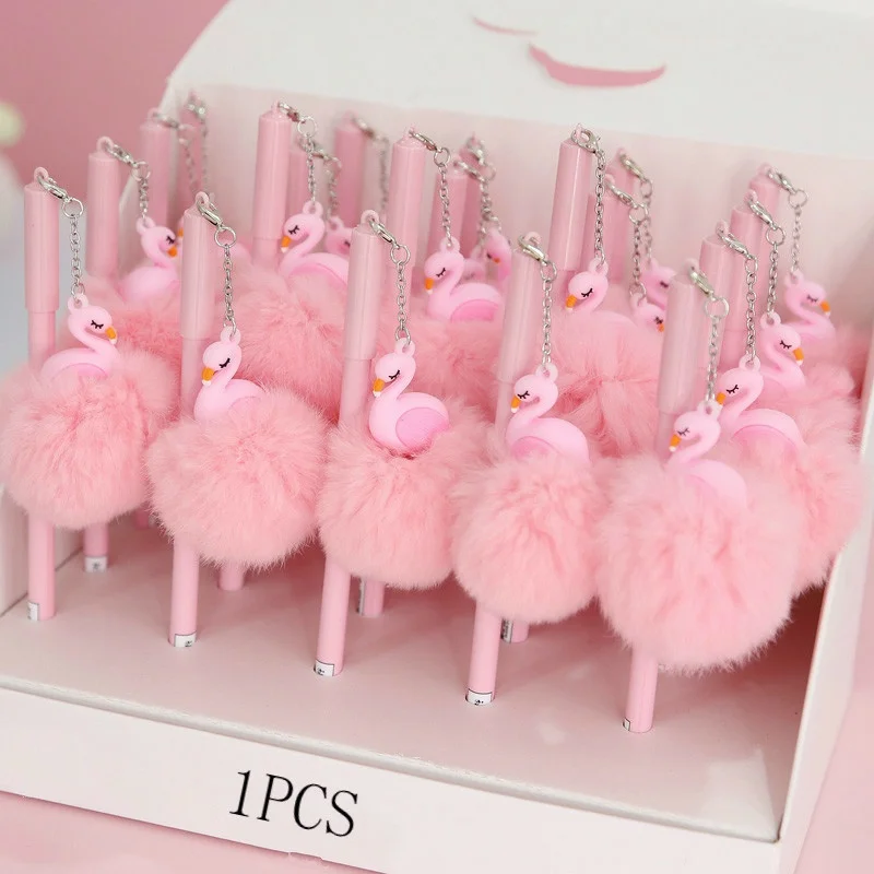 Bolígrafo de Gel Flamenco Rosa – Regalos Escolares Kawaii