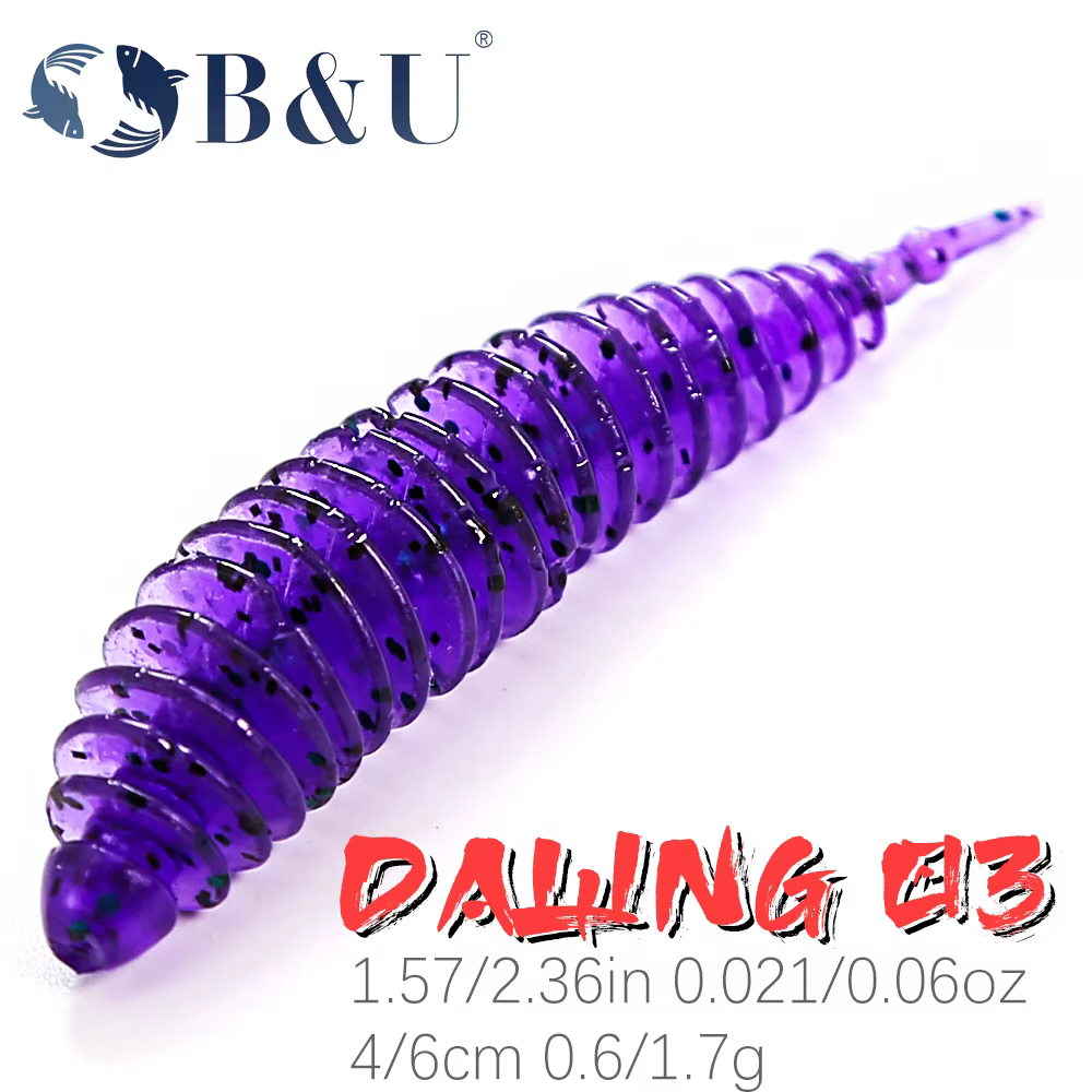 B & U Señuelo Shad Blando para Trucha