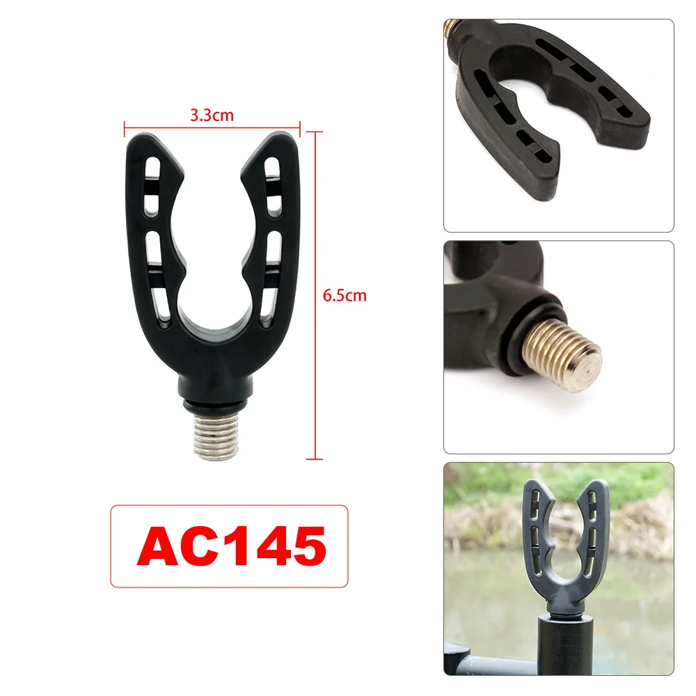 Soporte caña de carpa Hirisi con cabezal de apoyo para bancada - imagen 5