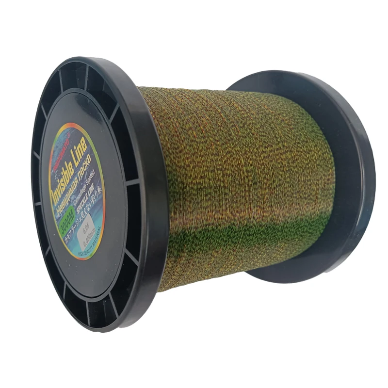 Línea de pesca en uso